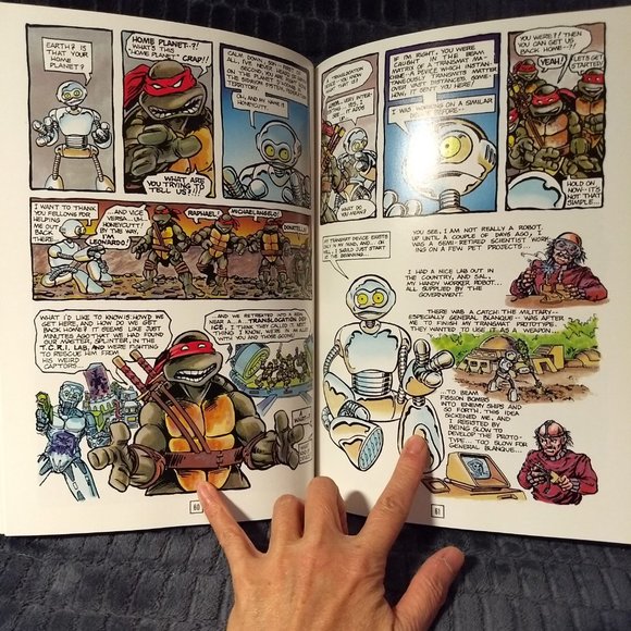 Vintage 1987 Teenage Mutant Ninja Turtles Graphic Novel #2 - Picture 4 of 5
